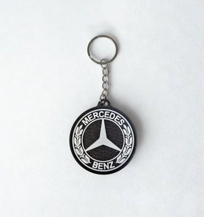 3D Baskı Mercedes-Benz Logolu Anahtarlık – Prestijli Tasarım