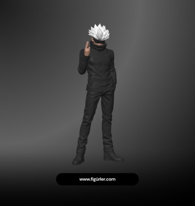 Gojo Satoru Figürü | 3D Baskı Anime Koleksiyon Figürü