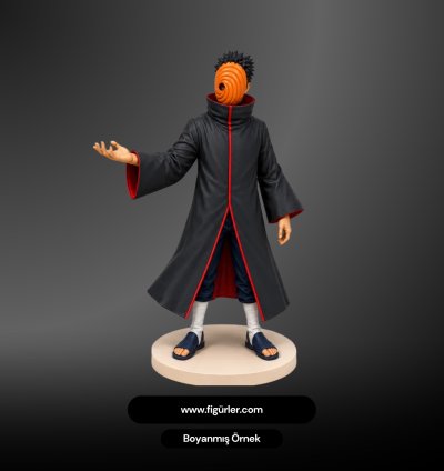 Obito Uchiha Figürü | 3D Baskı Anime Koleksiyon Figürü