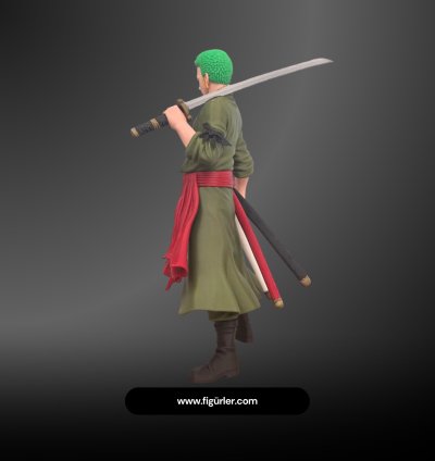 Roronoa Zoro Figürü | 3D Baskı Anime Koleksiyon Figürü