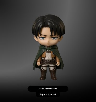Levi Ackerman Figürü | 3D Baskı Anime Koleksiyon Figürü