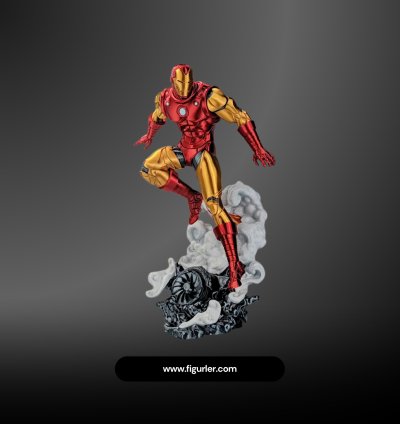 Iron Man Figürü | 3D Baskı Marvel Koleksiyon Figürü